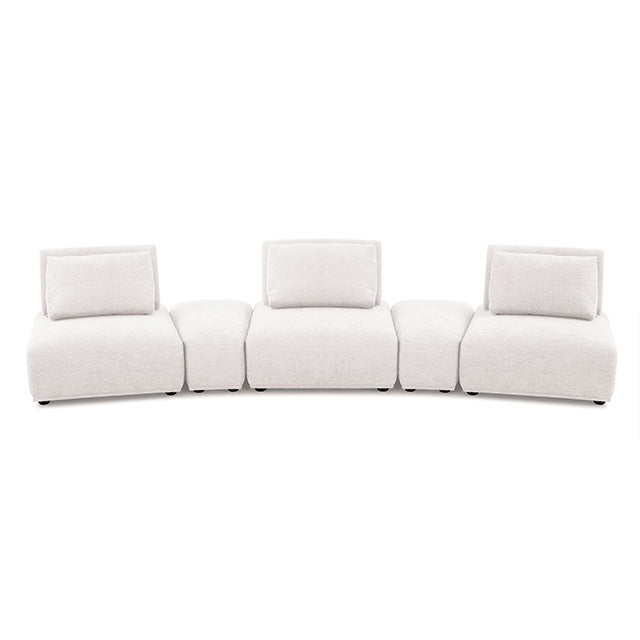 Stavanger Curved 3-Seater - U&U Home Budget Furniture (Carteret, NJ)