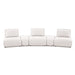 Stavanger Curved 3-Seater - U&U Home Budget Furniture (Carteret, NJ)