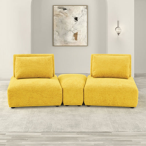 Stavanger Curved 2-Seater w/ Ot - U&U Home Budget Furniture (Carteret, NJ)