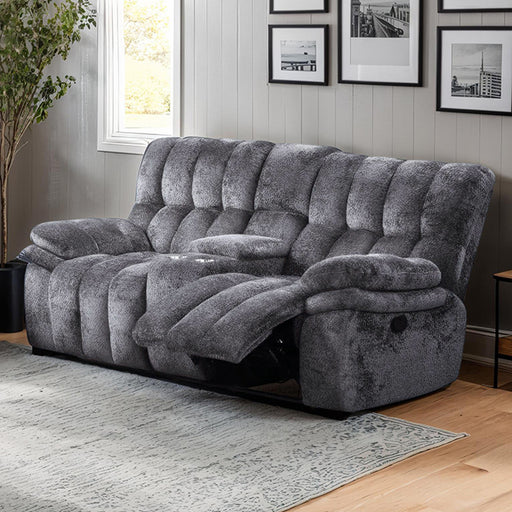 Hieronymus Manual Loveseat - U&U Home Budget Furniture (Carteret, NJ)