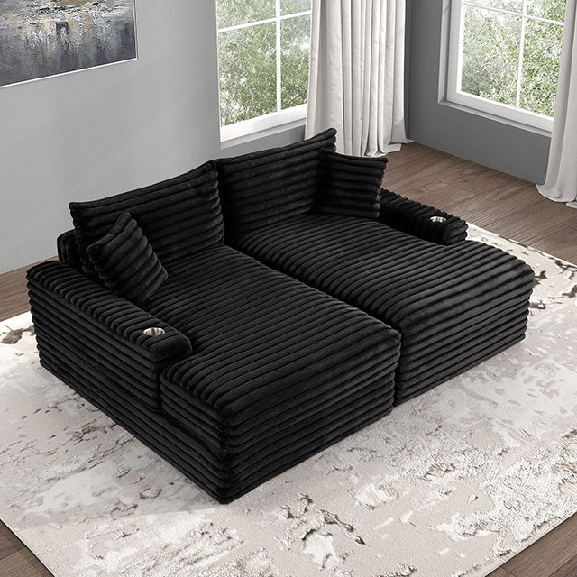 Tavedestrand Double Chaise Sofa - U&U Home Budget Furniture (Carteret, NJ)