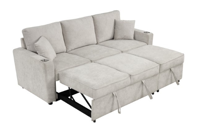 Kendal Sleeper Sofa Sectional - U&U Home Budget Furniture (Carteret, NJ)