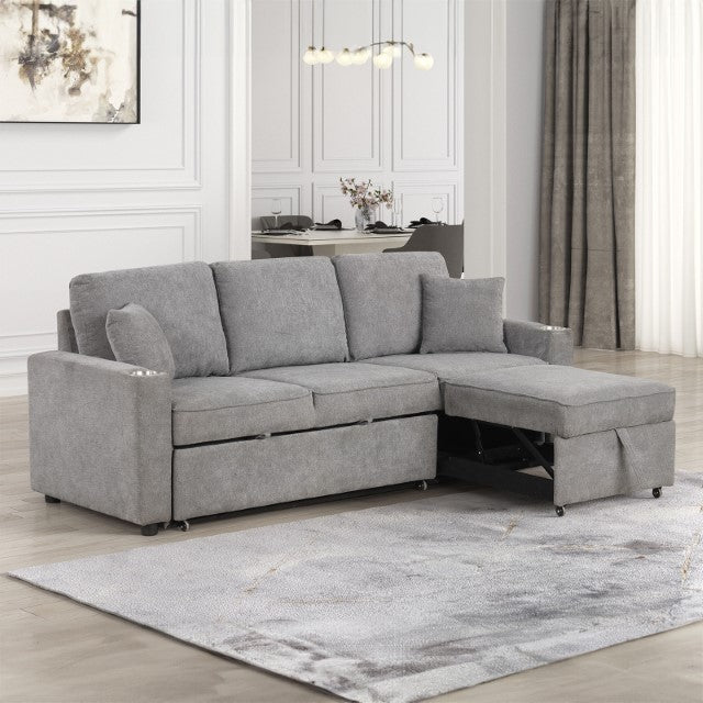 Kendal Sleeper Sofa Sectional - U&U Home Budget Furniture (Carteret, NJ)