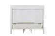 Stella Mia 4 Pc 5 Pc Queen Bedroom Set White & White - U&U Home Budget Furniture (Carteret, NJ)