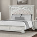 Promenade Bed Dark Brown & White - U&U Home Budget Furniture (Carteret, NJ)