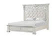 Promenade Bed Dark Brown & White - U&U Home Budget Furniture (Carteret, NJ)
