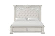 Promenade Bed Dark Brown & White - U&U Home Budget Furniture (Carteret, NJ)