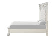 Promenade Bed Dark Brown & White - U&U Home Budget Furniture (Carteret, NJ)