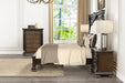 Promenade Bed Dark Brown & White - U&U Home Budget Furniture (Carteret, NJ)