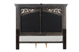 Promenade Bed Dark Brown & White - U&U Home Budget Furniture (Carteret, NJ)