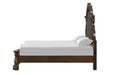 Leovanni 4 Pc Queen Bedroom Set Brown - U&U Home Budget Furniture (Carteret, NJ)