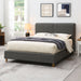 Stavern Bed Black & Grey - U&U Home Budget Furniture (Carteret, NJ)