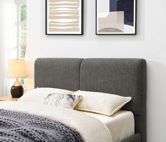 Stavern Bed Black & Grey - U&U Home Budget Furniture (Carteret, NJ)
