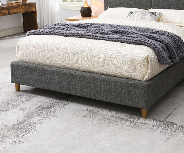 Stavern Bed Black & Grey - U&U Home Budget Furniture (Carteret, NJ)