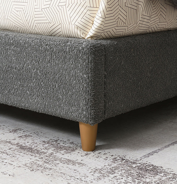 Stavern Bed Black & Grey - U&U Home Budget Furniture (Carteret, NJ)