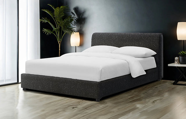 Vertham Bed Black & White - U&U Home Budget Furniture (Carteret, NJ)