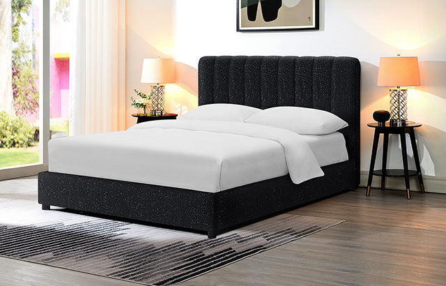 Traverso Bed Black & White - U&U Home Budget Furniture (Carteret, NJ)