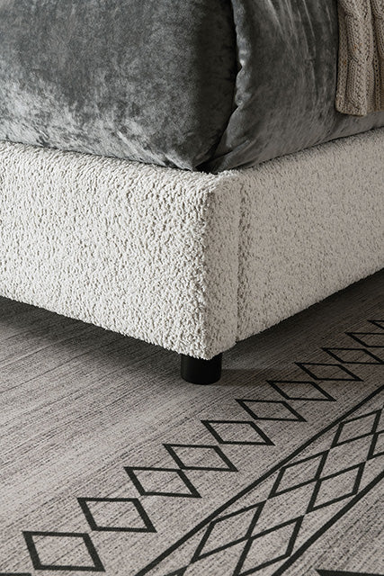 Traverso Bed Black & White - U&U Home Budget Furniture (Carteret, NJ)