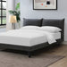 Verwood Bed Gray & Light Gray - U&U Home Budget Furniture (Carteret, NJ)