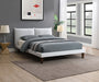 Verwood Bed Gray & Light Gray - U&U Home Budget Furniture (Carteret, NJ)