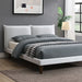 Verwood Bed Gray & Light Gray - U&U Home Budget Furniture (Carteret, NJ)