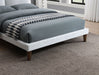 Verwood Bed Gray & Light Gray - U&U Home Budget Furniture (Carteret, NJ)