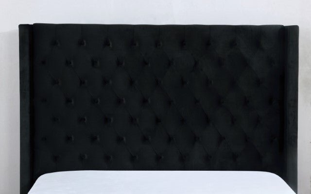 Ryleigh Bed Black, Grey, & Navy - U&U Home Budget Furniture (Carteret, NJ)