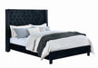 Ryleigh Bed Black, Grey, & Navy - U&U Home Budget Furniture (Carteret, NJ)