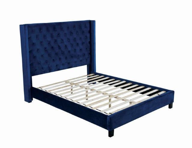 Ryleigh Bed Black, Grey, & Navy - U&U Home Budget Furniture (Carteret, NJ)