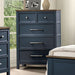 Pinetop Chest Blue - U&U Home Budget Furniture (Carteret, NJ)