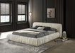 Palmdale Bed Black & Ivory - U&U Home Budget Furniture (Carteret, NJ)
