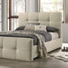 Merced Bed Gray & Ivory - U&U Home Budget Furniture (Carteret, NJ)