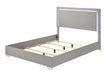 Sinistra Bed Beige, Black, White - U&U Home Budget Furniture (Carteret, NJ)
