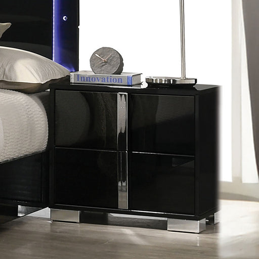 Sinistra Night Stand - U&U Home Budget Furniture (Carteret, NJ)