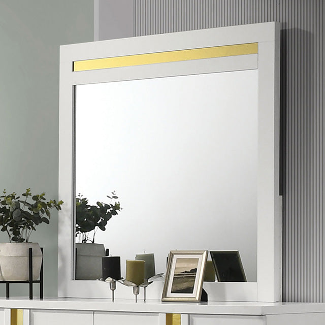 Lillestrom Mirror - U&U Home Budget Furniture (Carteret, NJ)