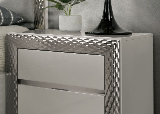 Ventnor Nightstand - U&U Home Budget Furniture (Carteret, NJ)