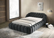 Newquay Bed Black, White, & Gray - U&U Home Budget Furniture (Carteret, NJ)