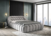 Newquay Bed Black, White, & Gray - U&U Home Budget Furniture (Carteret, NJ)