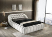 Newquay Bed Black, White, & Gray - U&U Home Budget Furniture (Carteret, NJ)