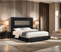 Danvers Bed Beige, Black, & Grey - U&U Home Budget Furniture (Carteret, NJ)