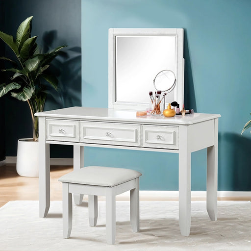 Naucalpan Vanity w/ Stool - U&U Home Budget Furniture (Carteret, NJ)