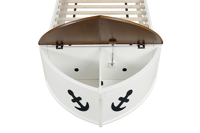 Poseidon Twin Captain Bed - U&U Home Budget Furniture (Carteret, NJ)