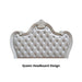 Ventresca Bed White & Chrome - U&U Home Budget Furniture (Carteret, NJ)