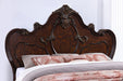 Roselli Bed Chrome & White - U&U Home Budget Furniture (Carteret, NJ)