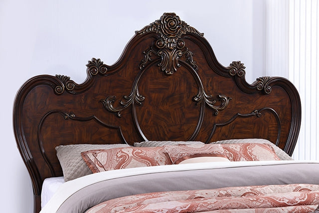 Roselli Bed Chrome & White - U&U Home Budget Furniture (Carteret, NJ)
