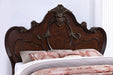 Roselli E.King & Queen Bed White & Chrome - U&U Home Budget Furniture (Carteret, NJ)