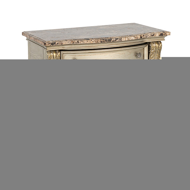 Fromberg Nightstand w/ Marble Top