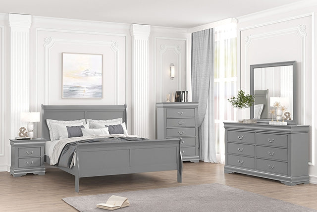 Louis Philippe Mirror - U&U Home Budget Furniture (Carteret, NJ)