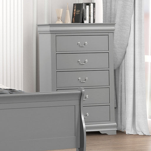 Louis Philippe Chest - U&U Home Budget Furniture (Carteret, NJ)