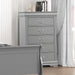 Louis Philippe Chest - U&U Home Budget Furniture (Carteret, NJ)